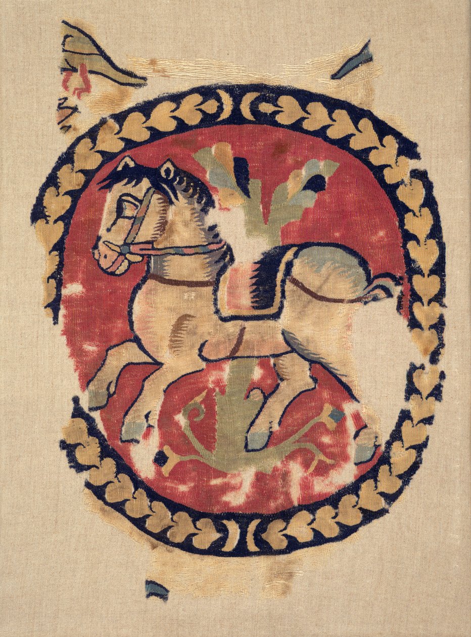 Verhofragmentti laukkaavalla hevosella tekijältä Unknown artist