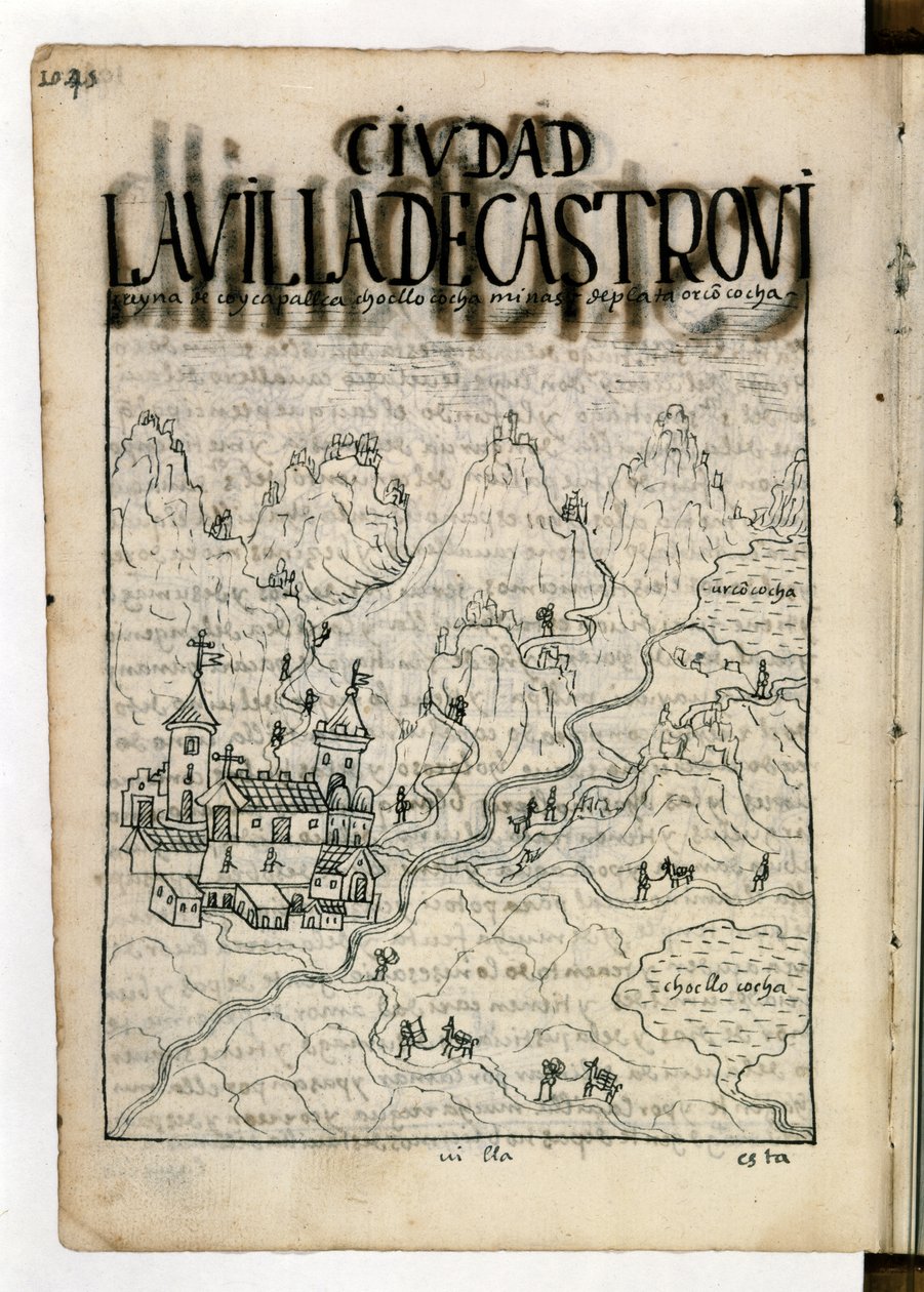 DISCOVERY Ikä: 1700-luvun piirustus, jonka on laatinut indialaisartisti ja jossa näkyy hopeakaivos, joka on... tekijältä Unknown artist
