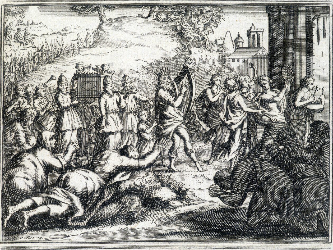 Daavidin tanssi (Vanha testamentti). tekijältä Unknown artist
