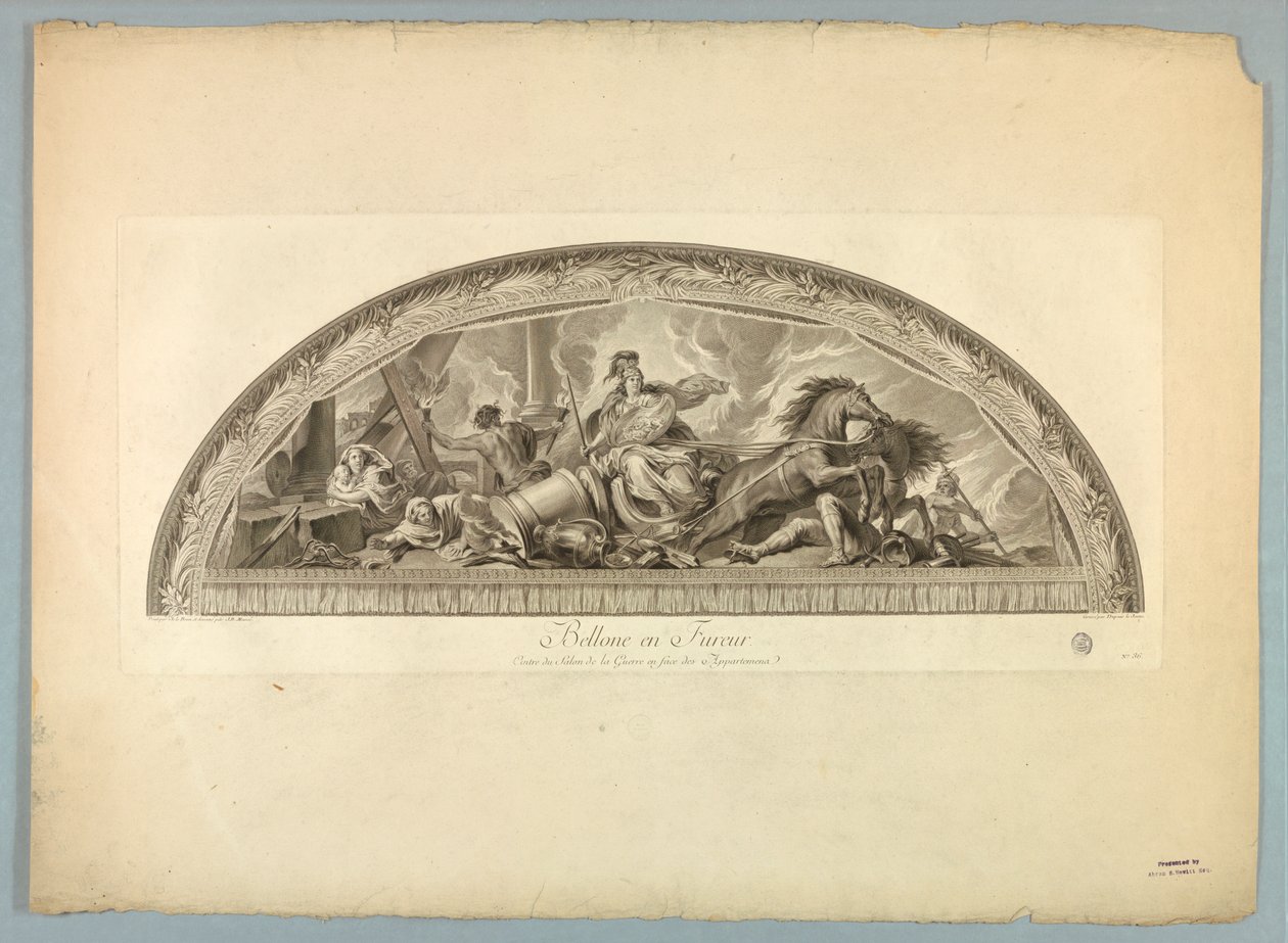 Lebrunin ja Mignardin koristeet Versaillesin palatsissa tekijältä Unknown artist