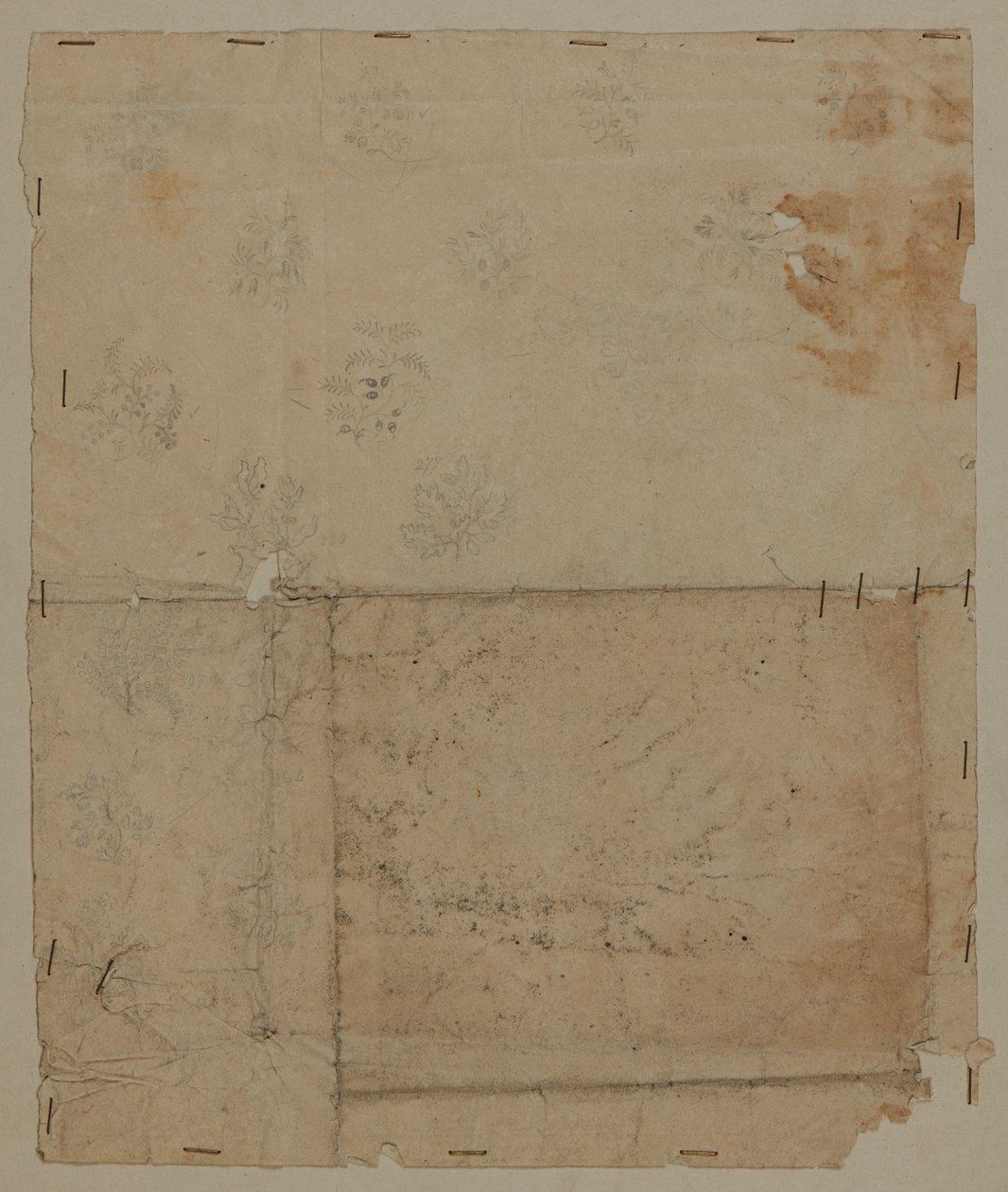 Piirustus, 1700-luvun loppupuoli tekijältä Unknown artist