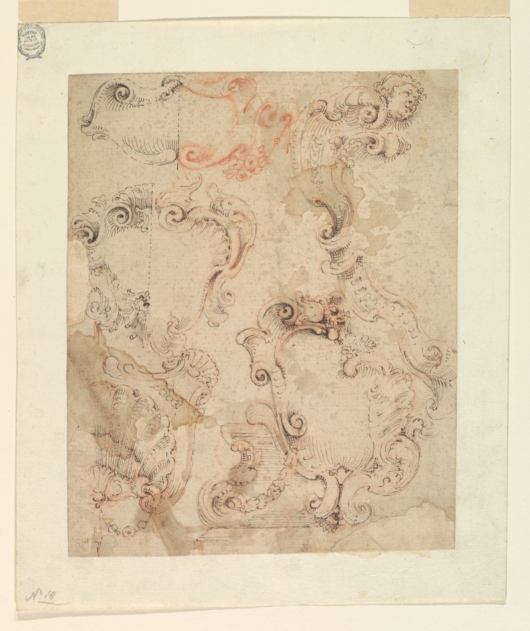 Mallit Scrollwork Escutcheonsille tekijältä Unknown artist