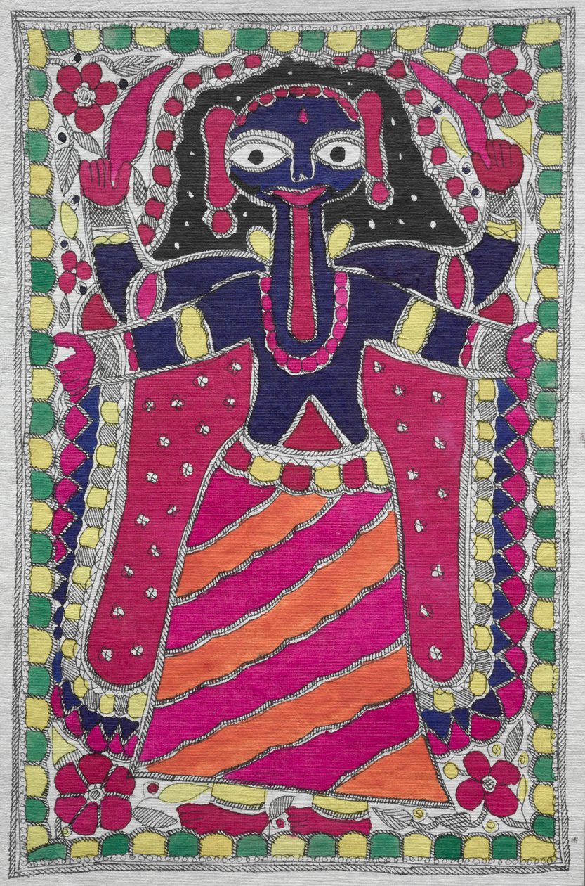 Pintura devocional (figura femenina) finlandesa tekijältä Unknown artist