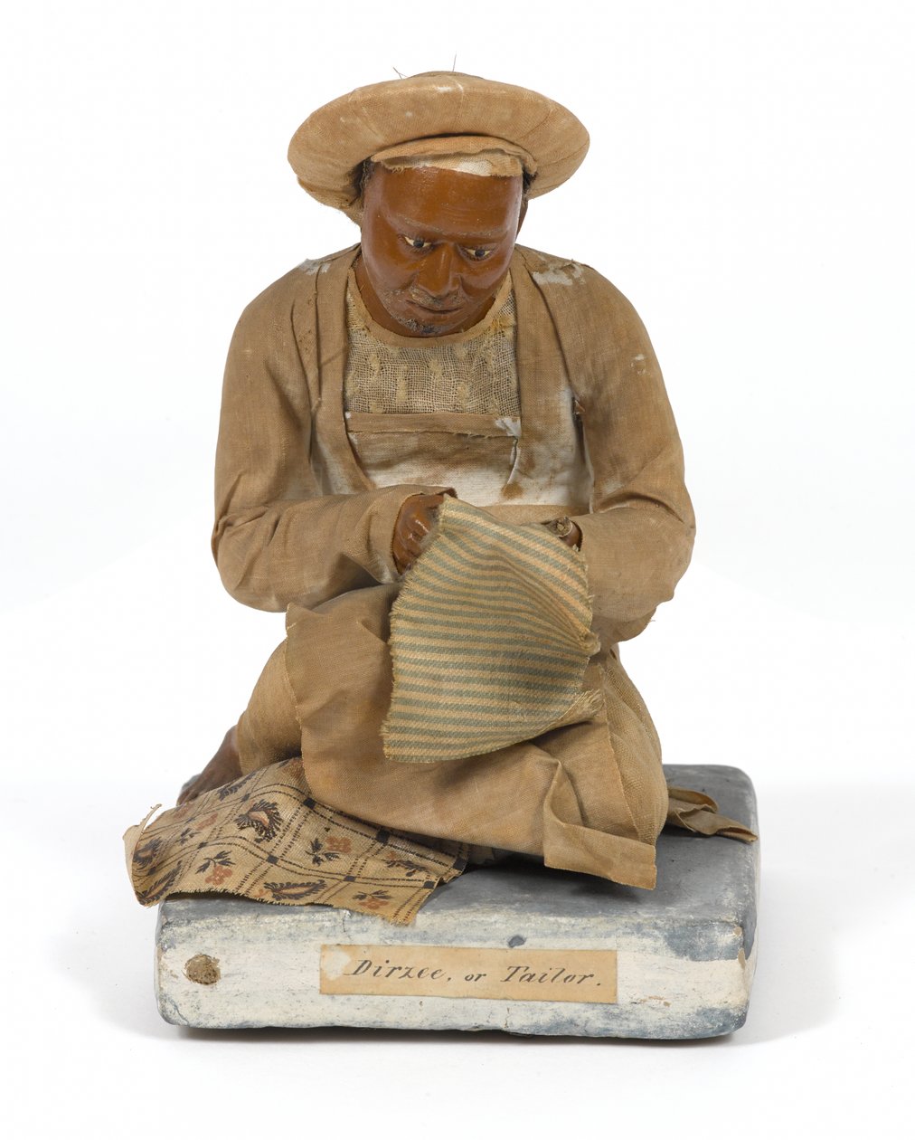 Dirzee tai Tailor, terrakottahahmo, Intia, n. 1880 (patsas) tekijältä Unknown artist