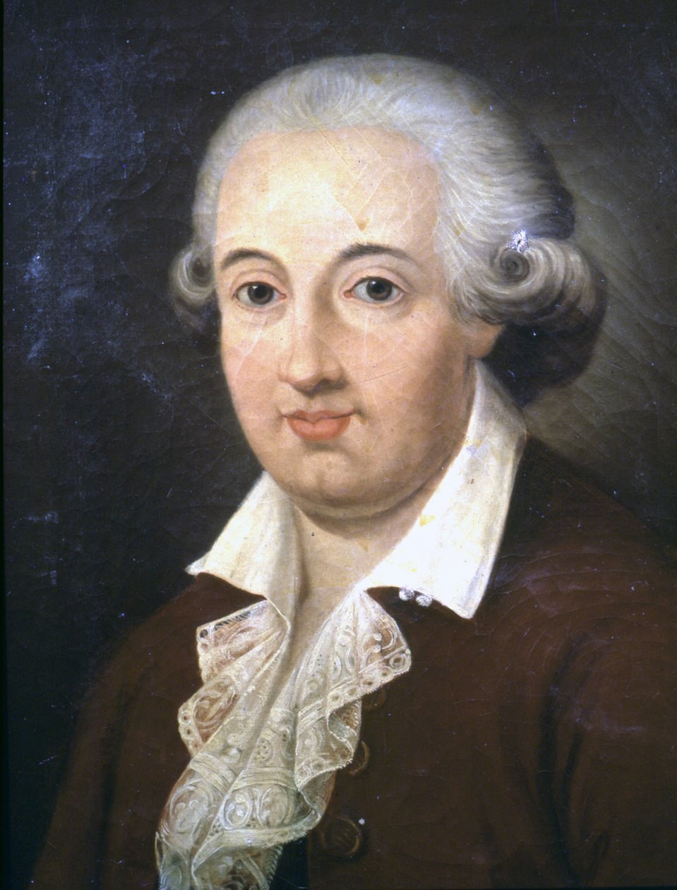 Domenico Cimarosa (1749 - 1801), Bolognan Lycée Musicalissa säilytetty maalaus. tekijältä Unknown artist