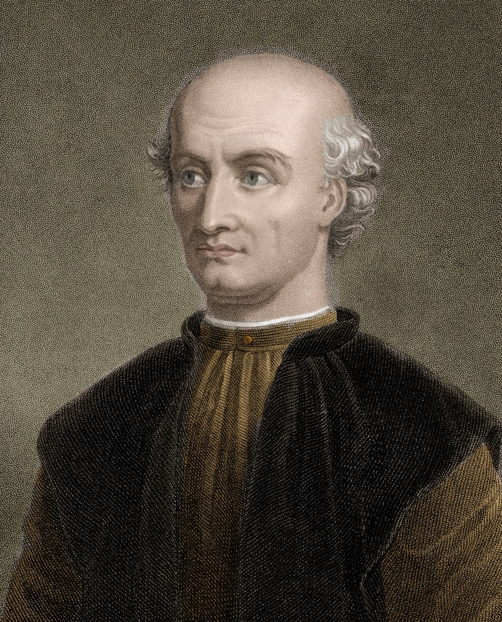 Donato Bramante (1444-1514) - kaiverrus - 1800-luku tekijältä Unknown artist