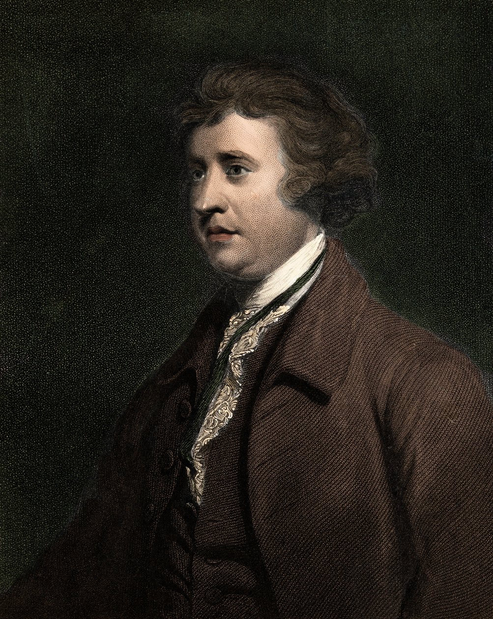 Edmund Burke 1729-1797 - kaiverrus - 1800-luku tekijältä Unknown artist