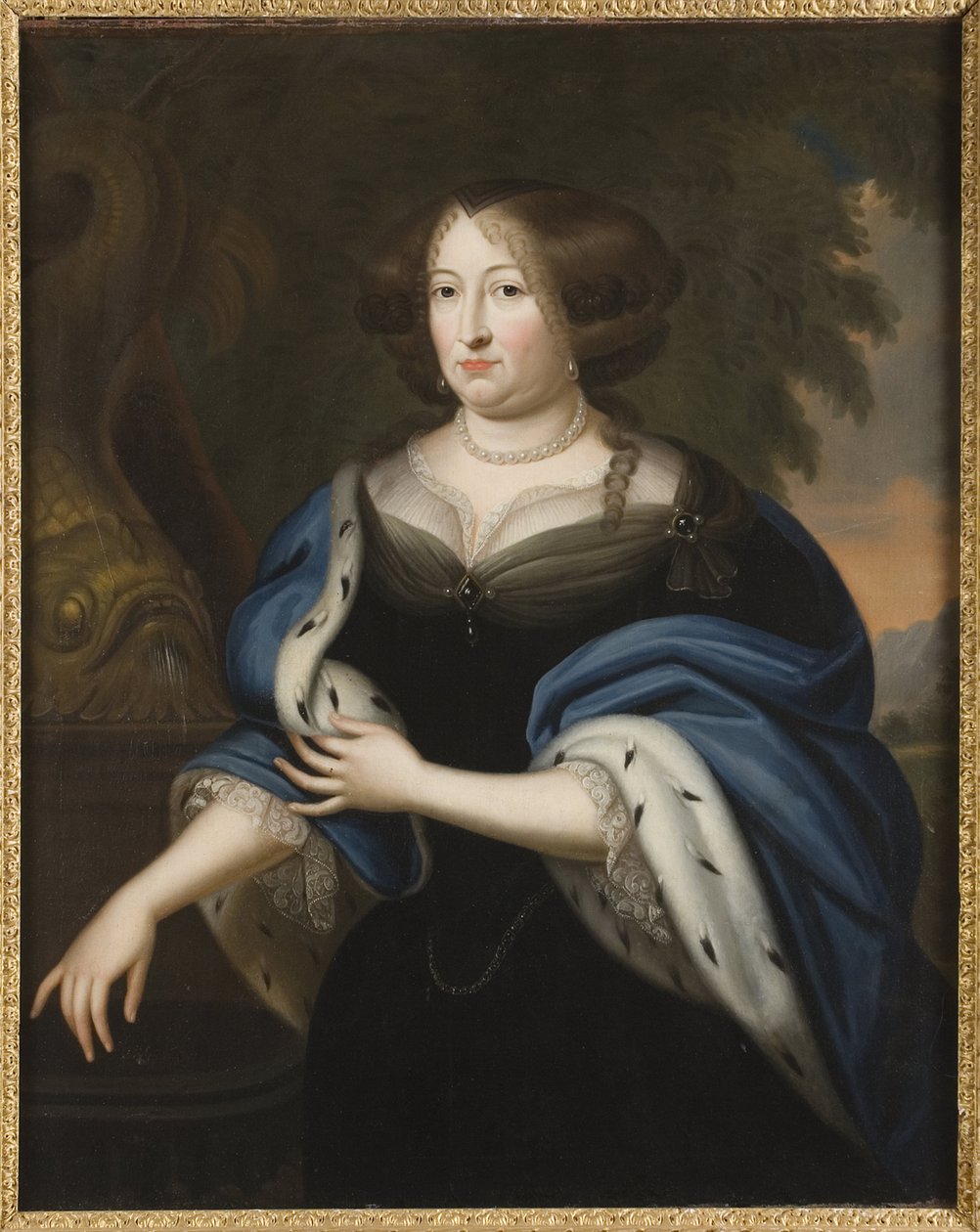 Edwige Sophie de Brandebourg - Brandenburgin markravinna Hedwig Sophien muotokuva tekijältä Unknown artist