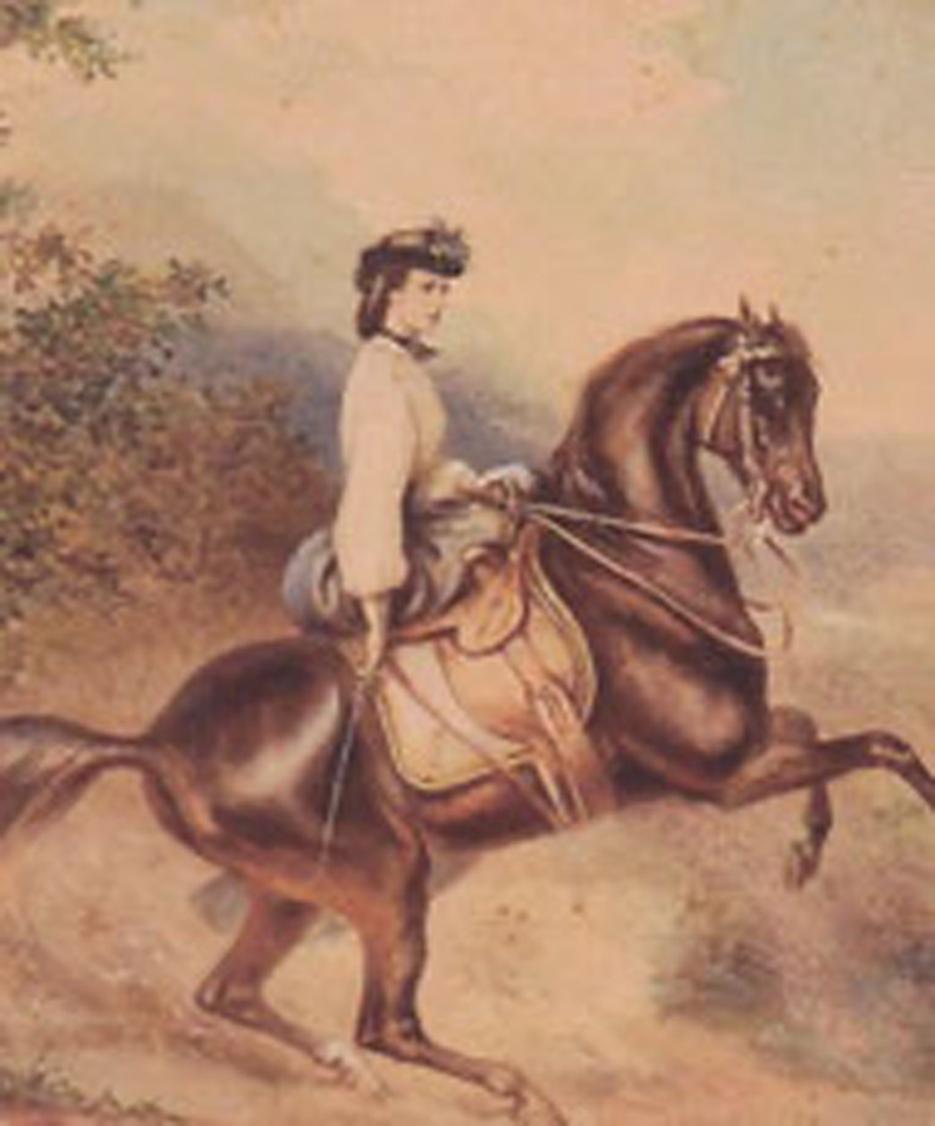 Elisabeth, Itävallan keisarinna ja Unkarin kuningatar-konsortti (24. joulukuuta 1837 - 10. syyskuuta 1898) (kuvitus) tekijältä Unknown artist