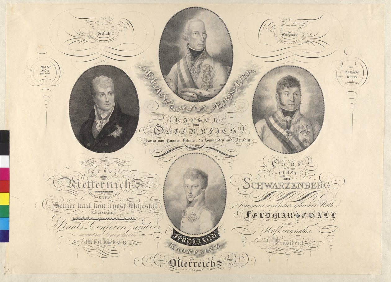 Keisari Franciscus I ja muut tekijältä Unknown artist