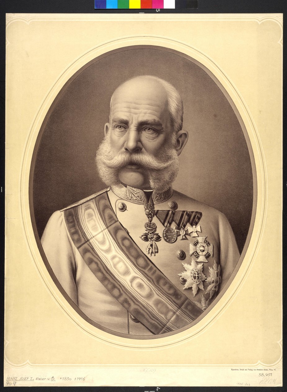 Itävallan keisari Franz Joseph I tekijältä Unknown artist
