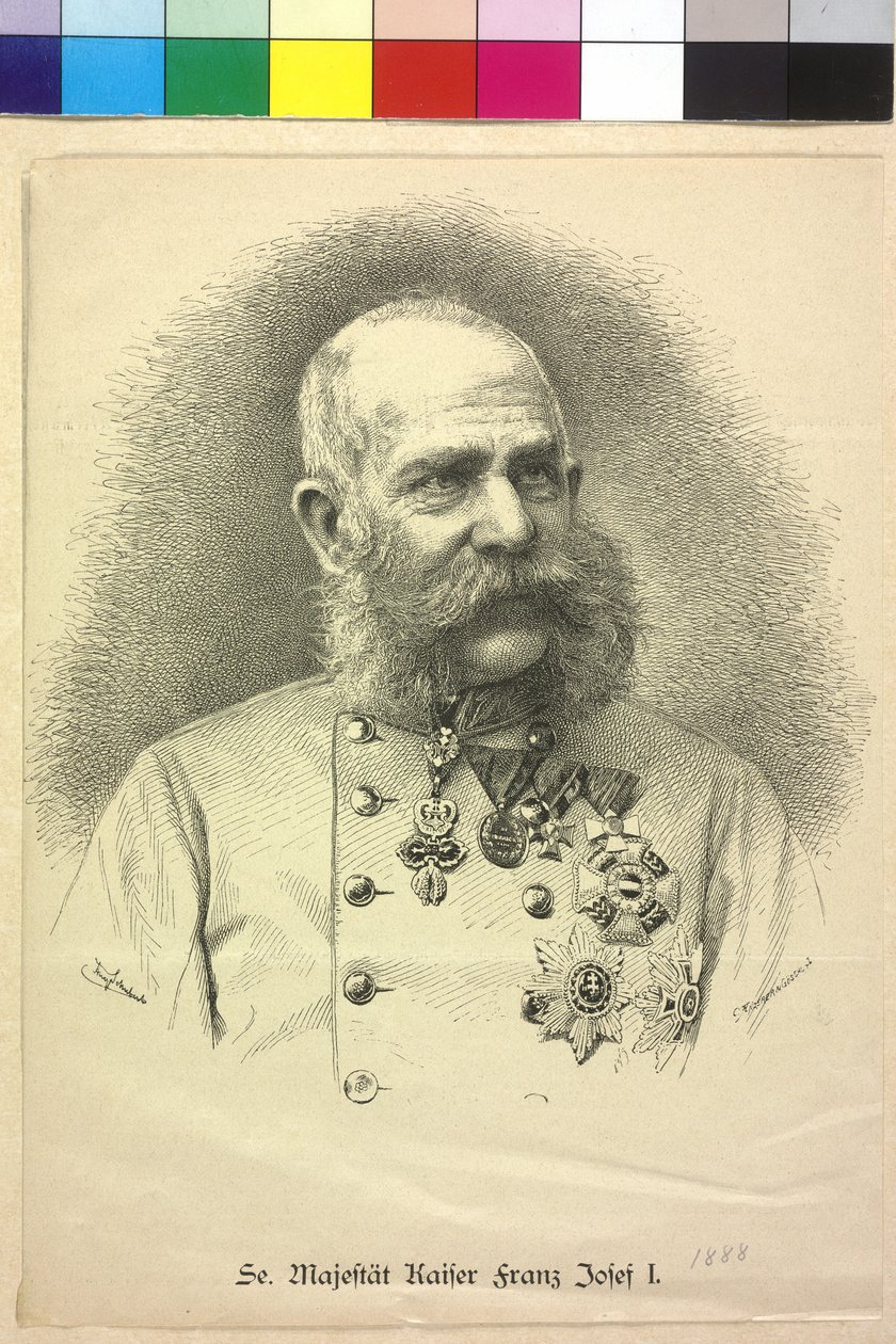 Itävallan keisari Franz Joseph I tekijältä Unknown artist