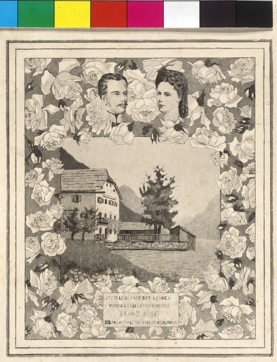 Itävallan keisari ja Elisabeth Franz Joseph I. tekijältä Unknown artist
