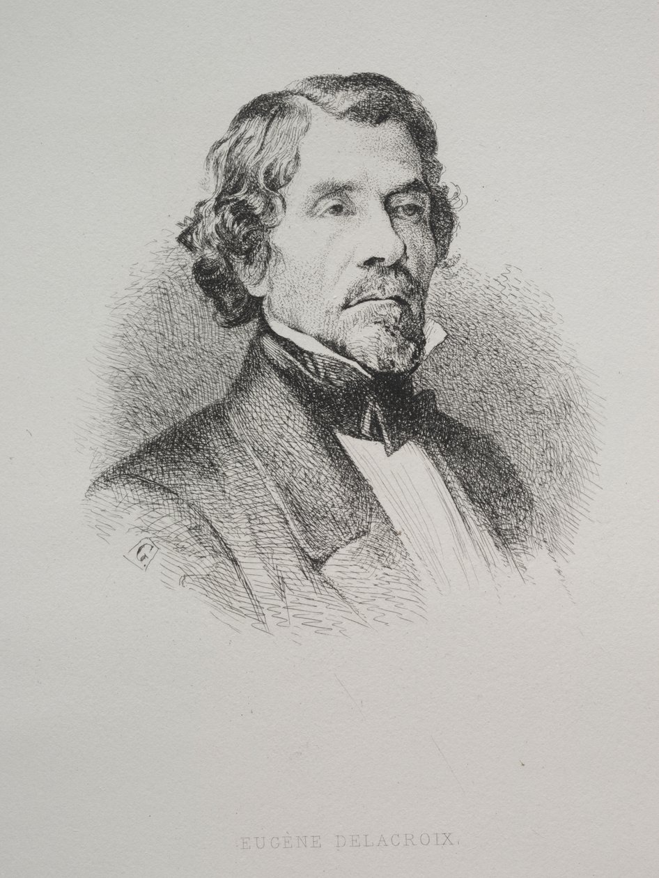 Eugène Delacroix tekijältä Unknown artist
