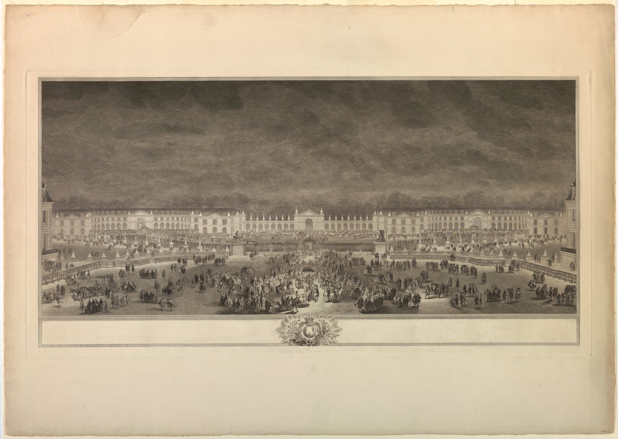 Festivaali Ranskan Ludvig XV:n kunniaksi tekijältä Unknown artist