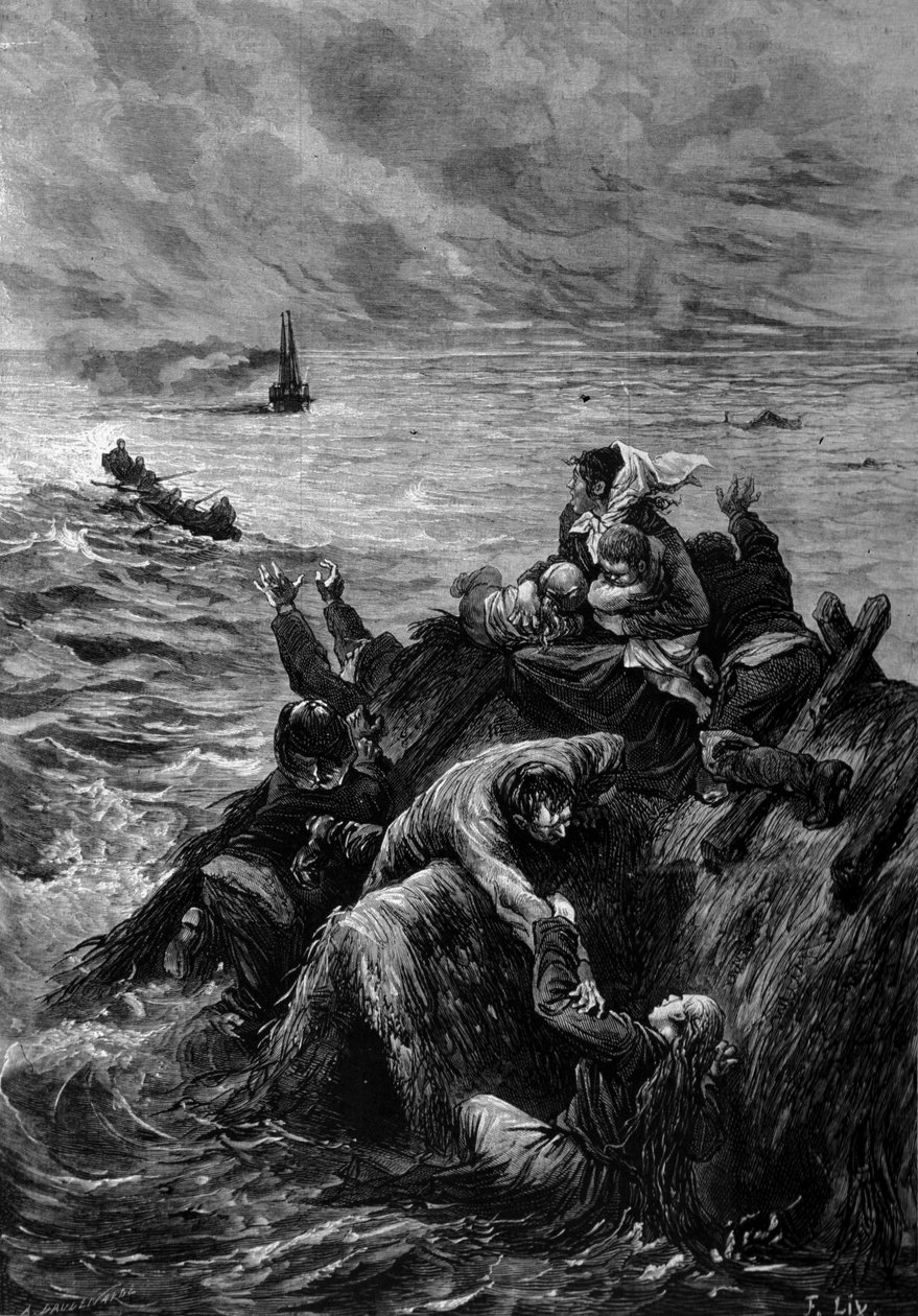 Tanskan tulva vuonna 1871. tekijältä Unknown artist