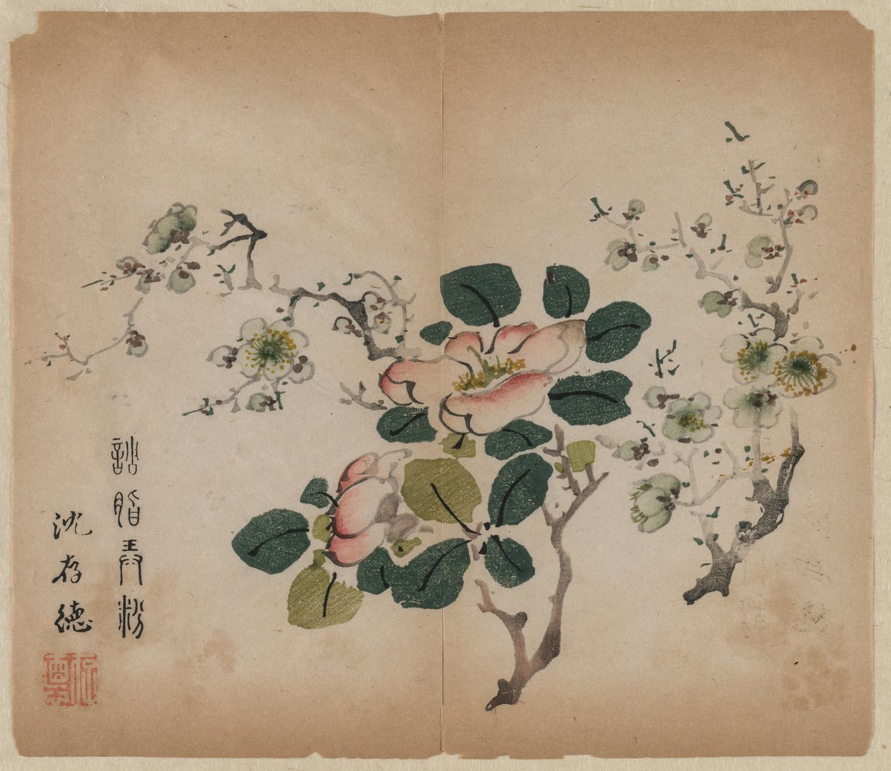Kukkiva Prunus tekijältä Unknown artist