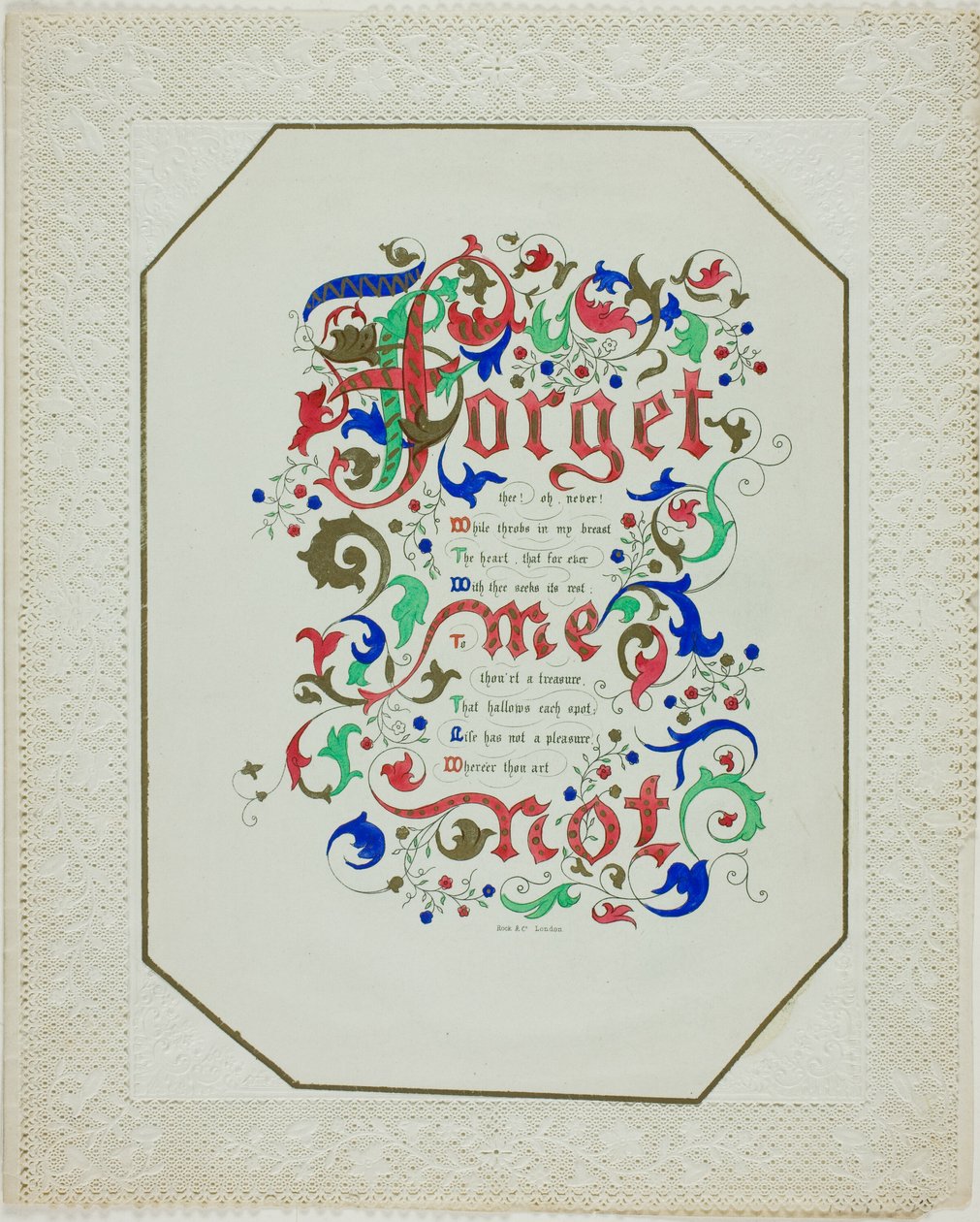 Forget Me Not (ystävänpäivä) tekijältä Unknown artist