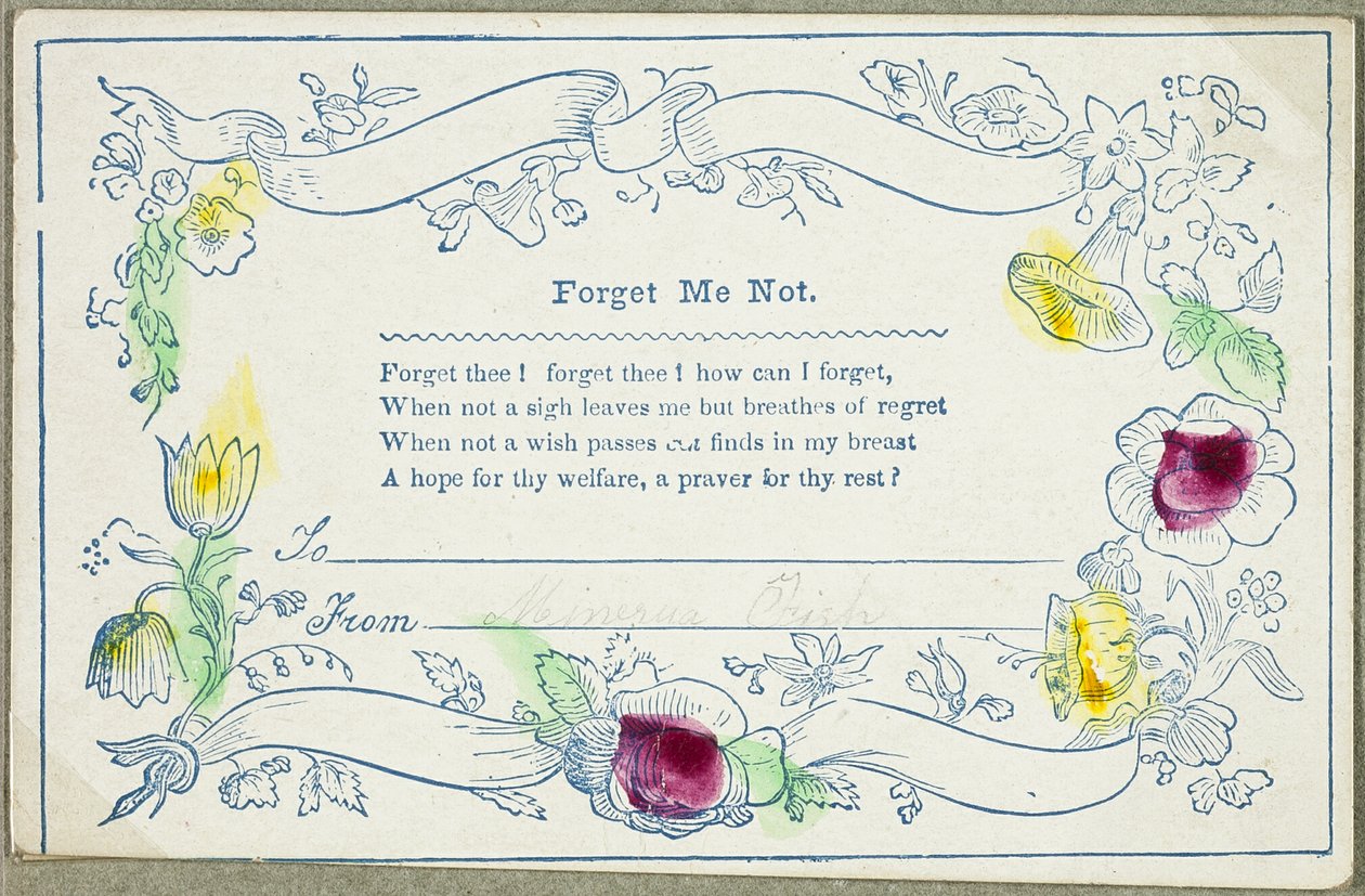 Forget Me Not (ystävänpäivä) tekijältä Unknown artist