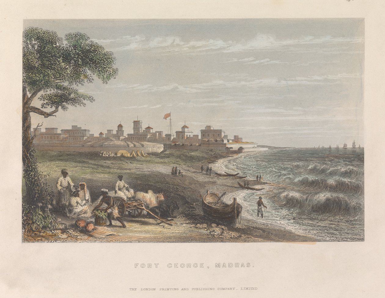Fort George, Madras tekijältä Unknown artist