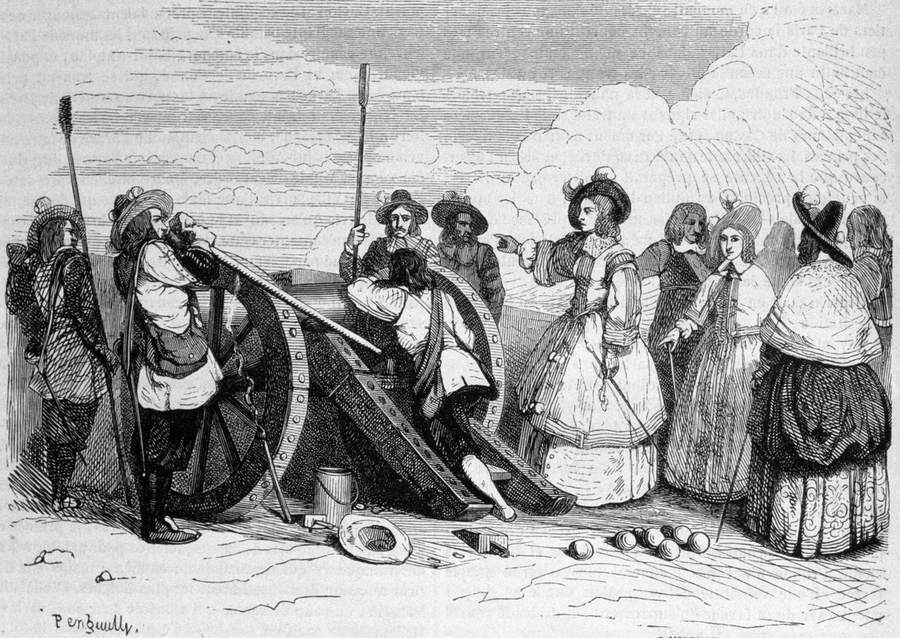 Fronde: "" (Madame) Montpensier dit la grande Mademoisellen herttuattaren Anne Marie Louise d