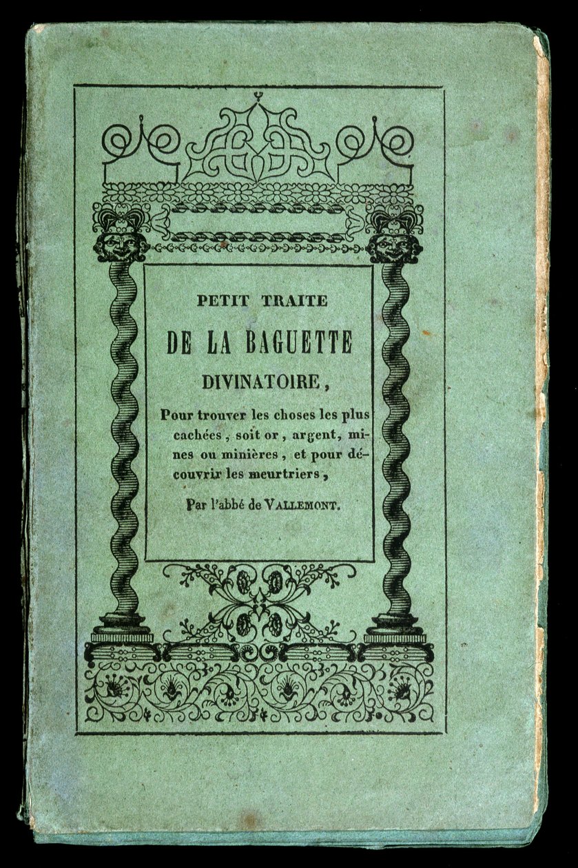 Vallemontin apottin "Traité de la baguette divinatoire" -kirjan etuosa tekijältä Unknown artist
