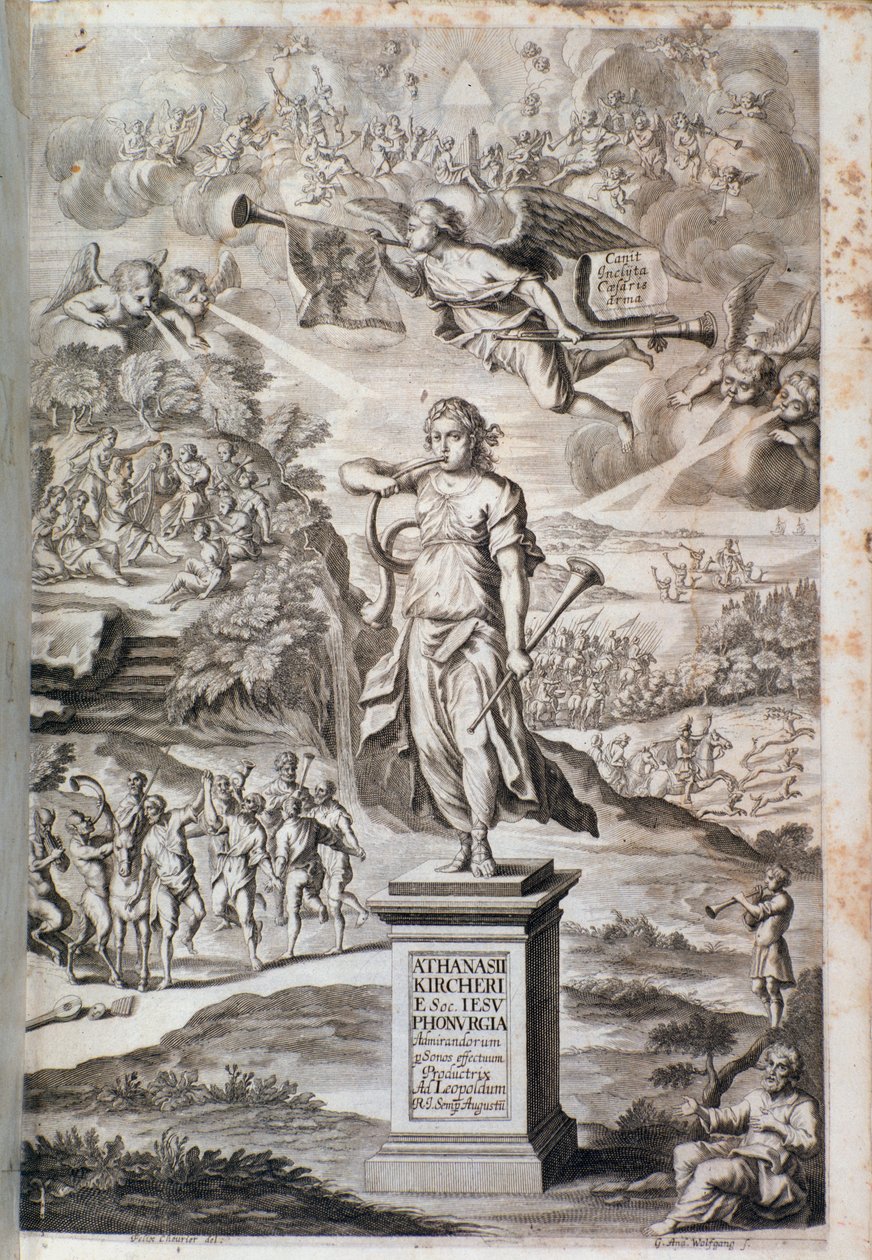 Phonurgia novan etulevy (1673) tekijältä Unknown artist