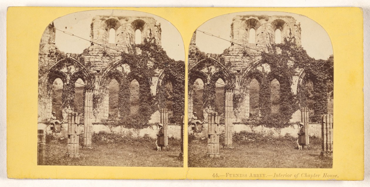 Furness Abbey. - Kappelitalon sisätilat. tekijältä Unknown artist