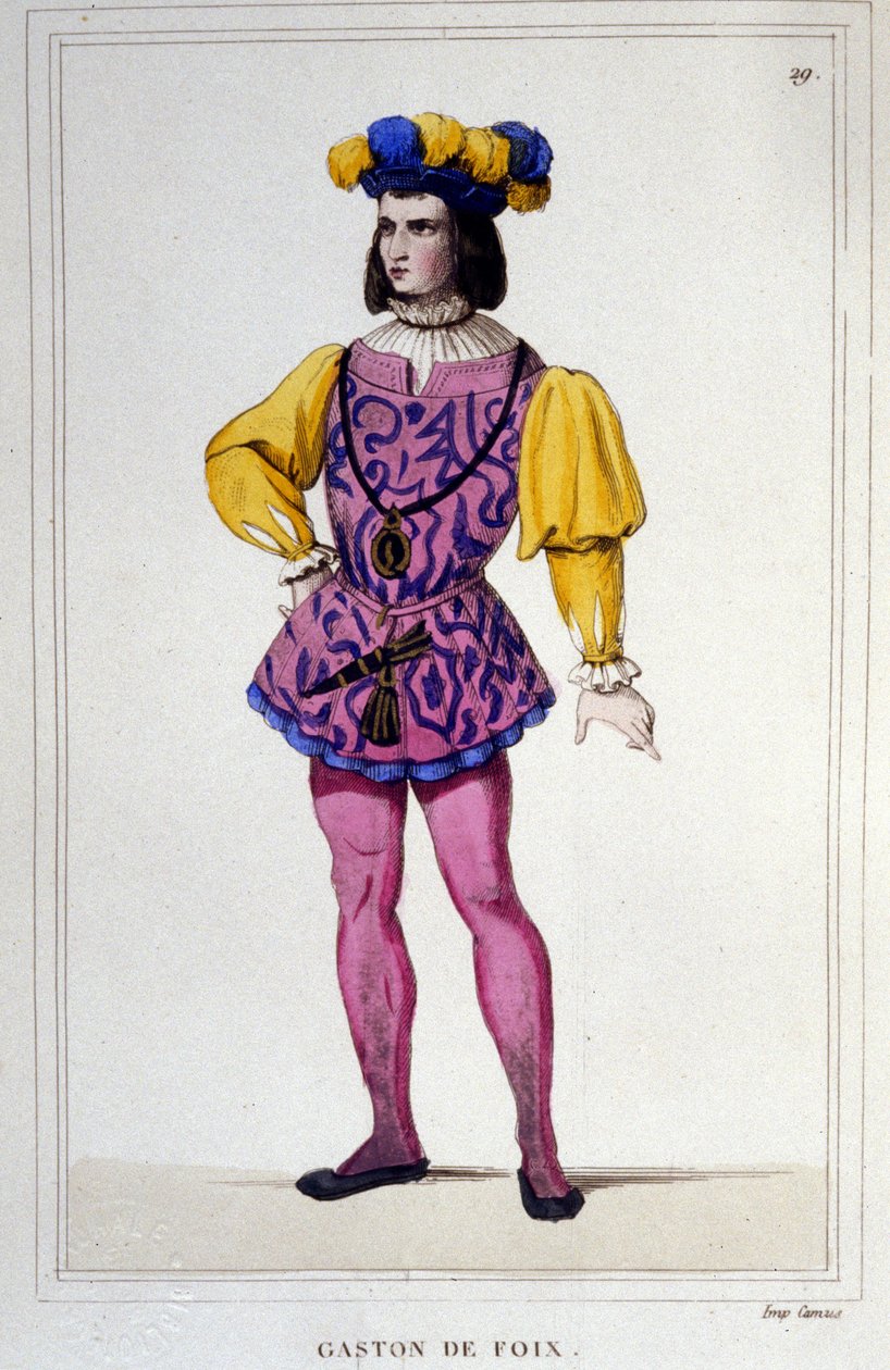 Gaston de Foix, Nemoursin herttua Ranskalainen sotamies (Mazères, Ariège tekijältä Unknown artist