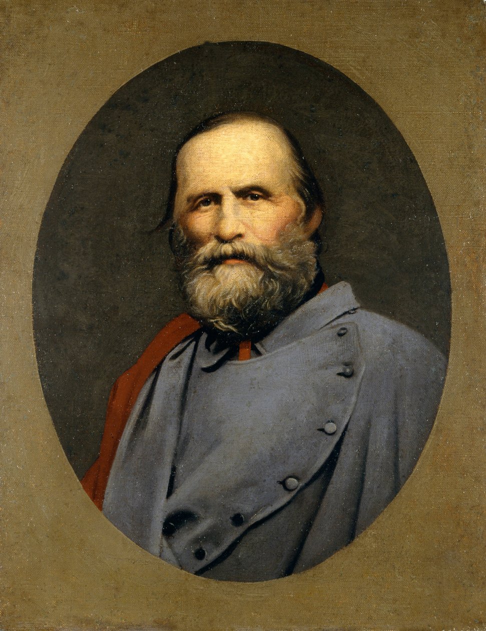 Giuseppe Garibaldin anonyymi maalaus. Milano, Risorgimenton museo tekijältä Unknown artist