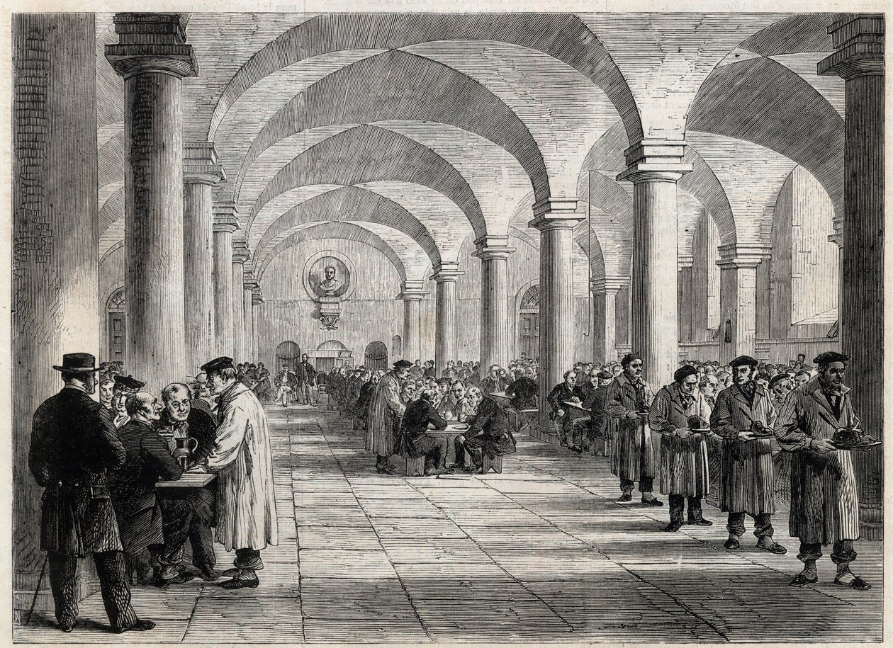 Greenwich Hospital - West Dining Room - Greenwich Navy Hospital - West Dining Room tekijältä Unknown artist