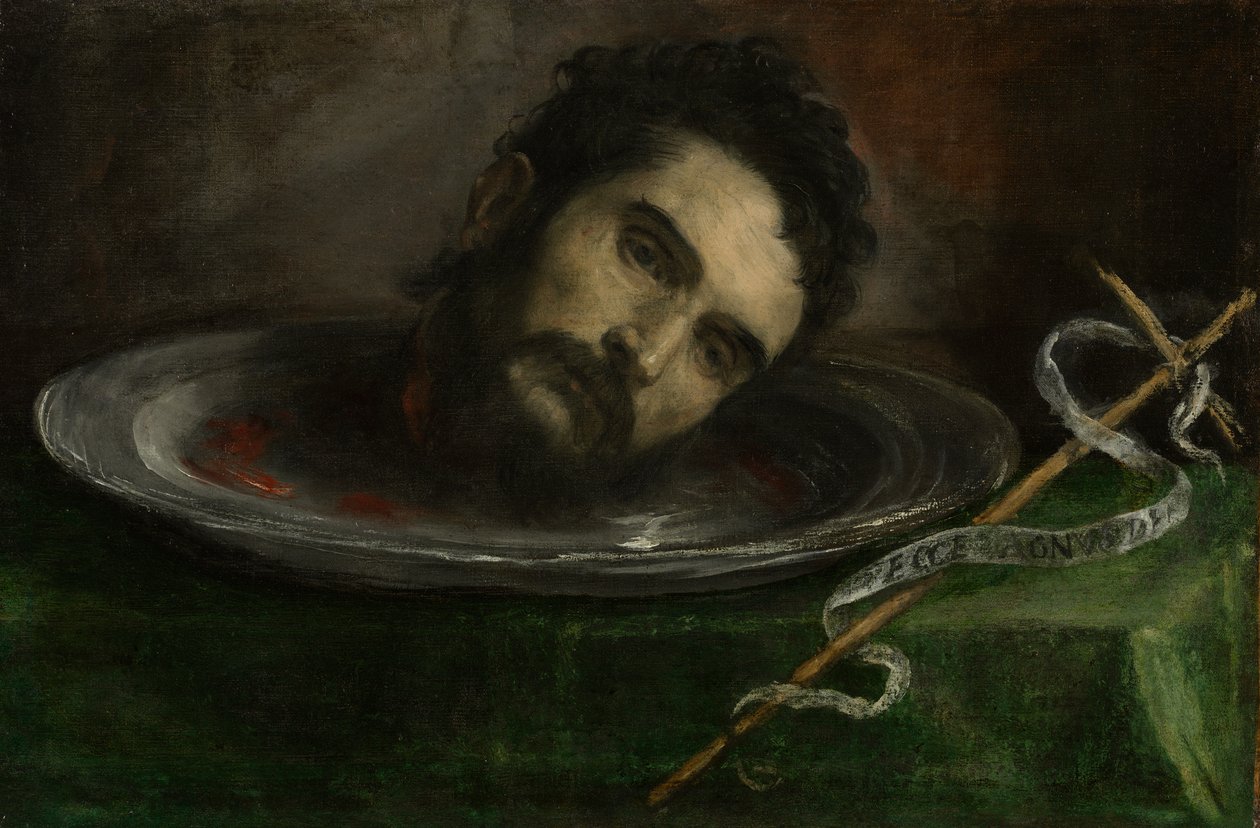 Pyhän Johannes Kastajan pää tekijältä Unknown artist