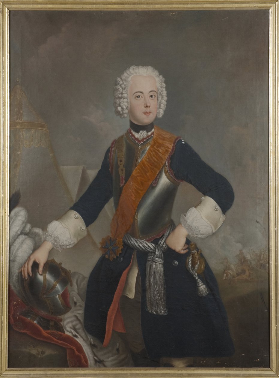 Henri de Prusse - Anonyymi Preussin prinssi Henrik (1726-1802) muotokuva. Öljy kankaalle tekijältä Unknown artist