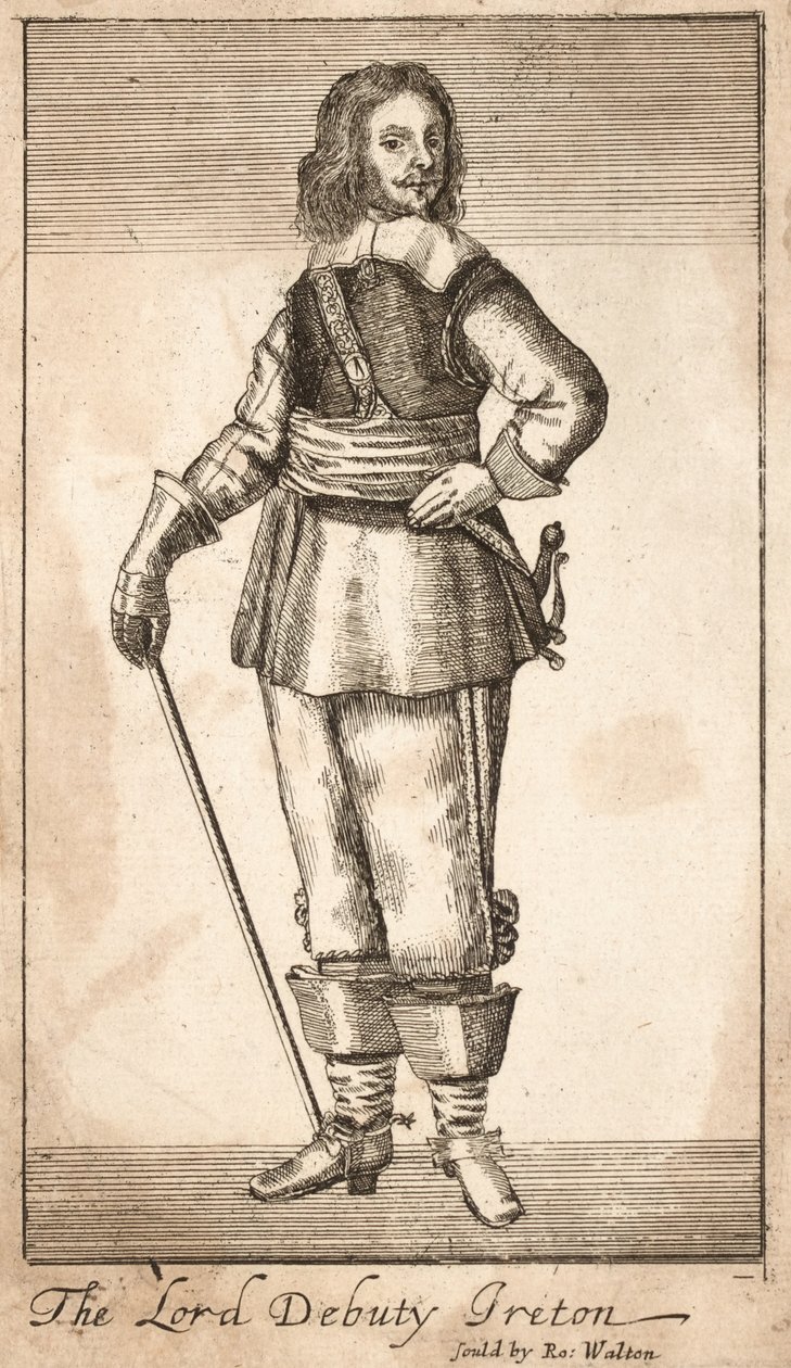 Henry Ireton, Irlannin lordivaramies (kaiverrus) tekijältä Unknown artist