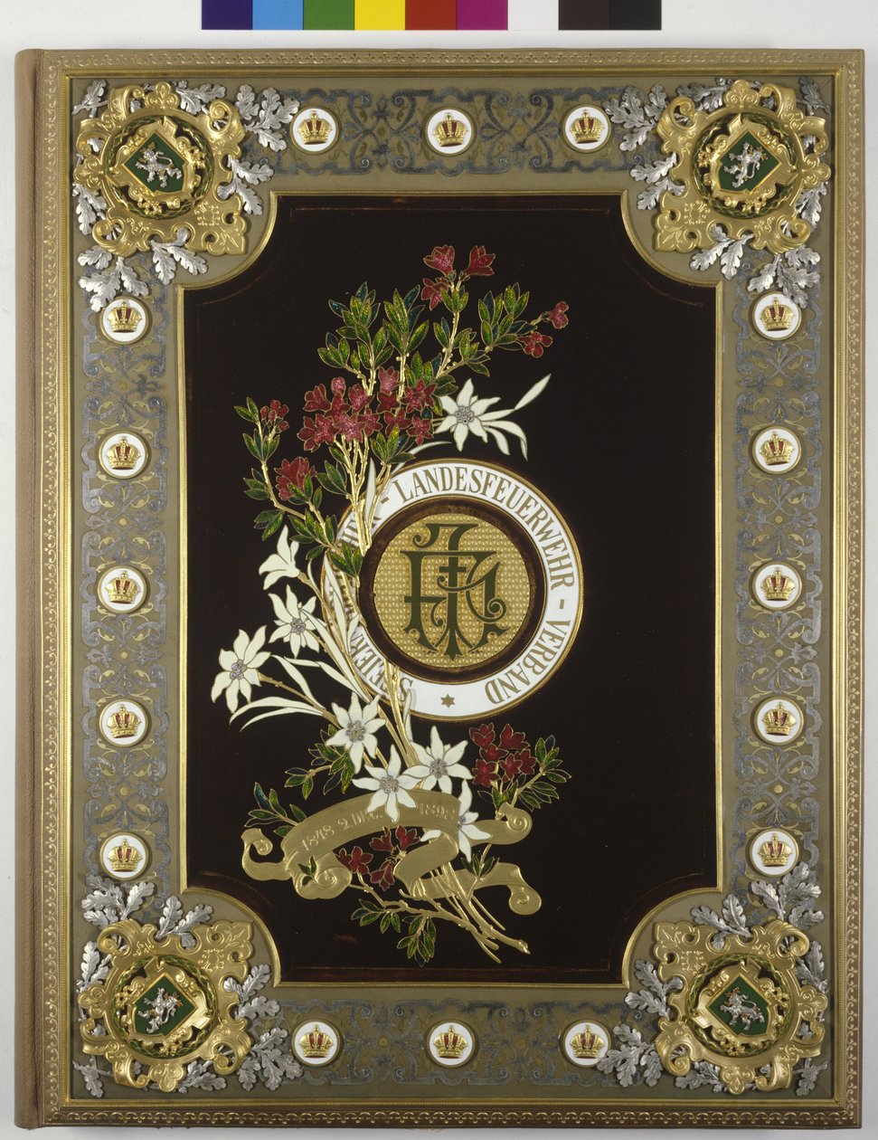 Kunnianosoitus keisari Franz Joseph I:n 50-vuotispäivän kunniaksi.1898 (painettu) tekijältä Unknown artist