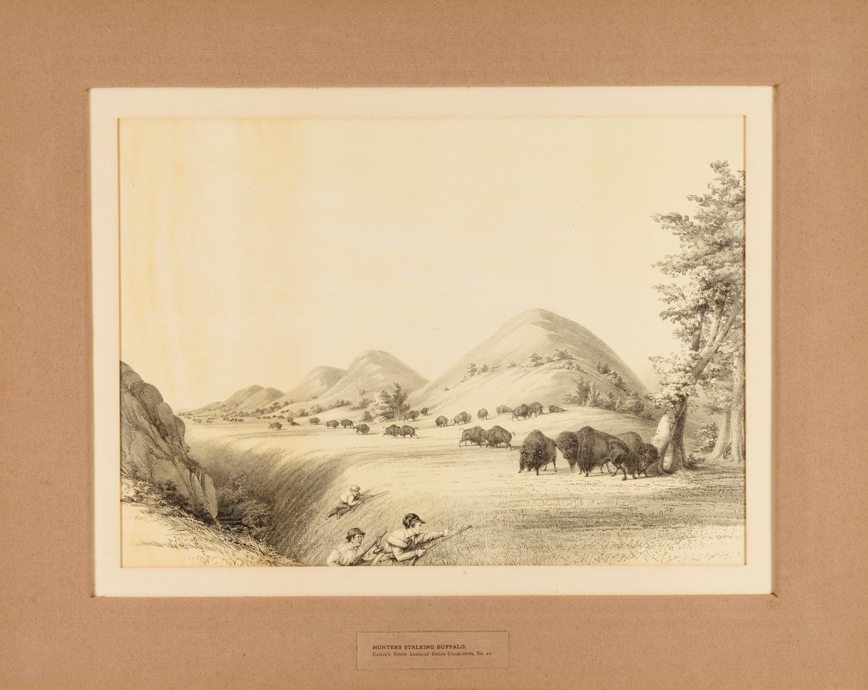Metsästäjät metsästävät puhveleita - nro 11. tekijältä Unknown artist