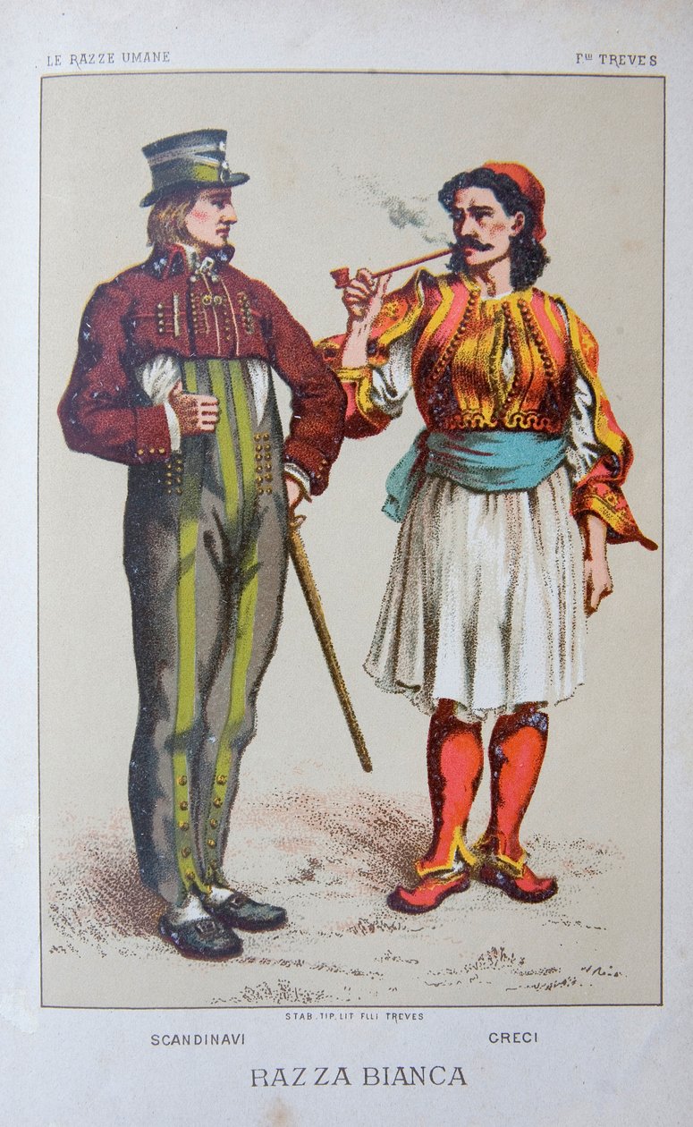 Kuvitus Louis Figuierin "Ihmiskunnasta". tekijältä Unknown artist
