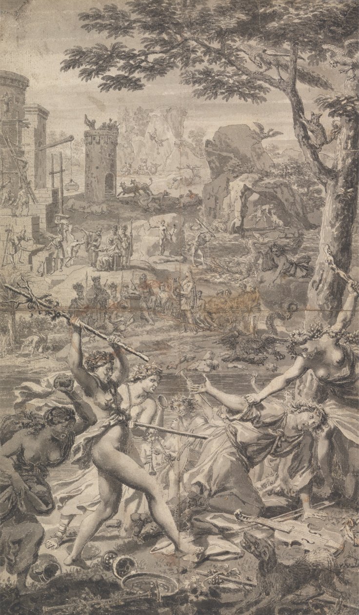 Kuvitus Tonsonin Ovid Metamorphikselle (neljä neljästä) tekijältä Unknown artist