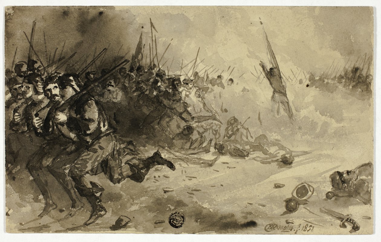 Jalkaväen taistelu tekijältä Unknown artist