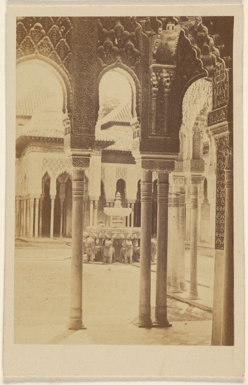 [Sisäkuva pylväistä, Alhambra] tekijältä Unknown artist