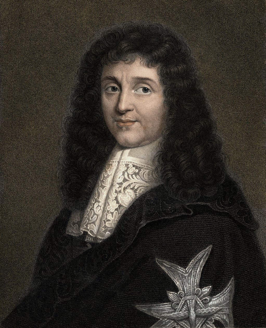 Jean Baptiste (Jean-Baptiste) Colbert 1619-1683 - kaiverrus - 1800-luku tekijältä Unknown artist