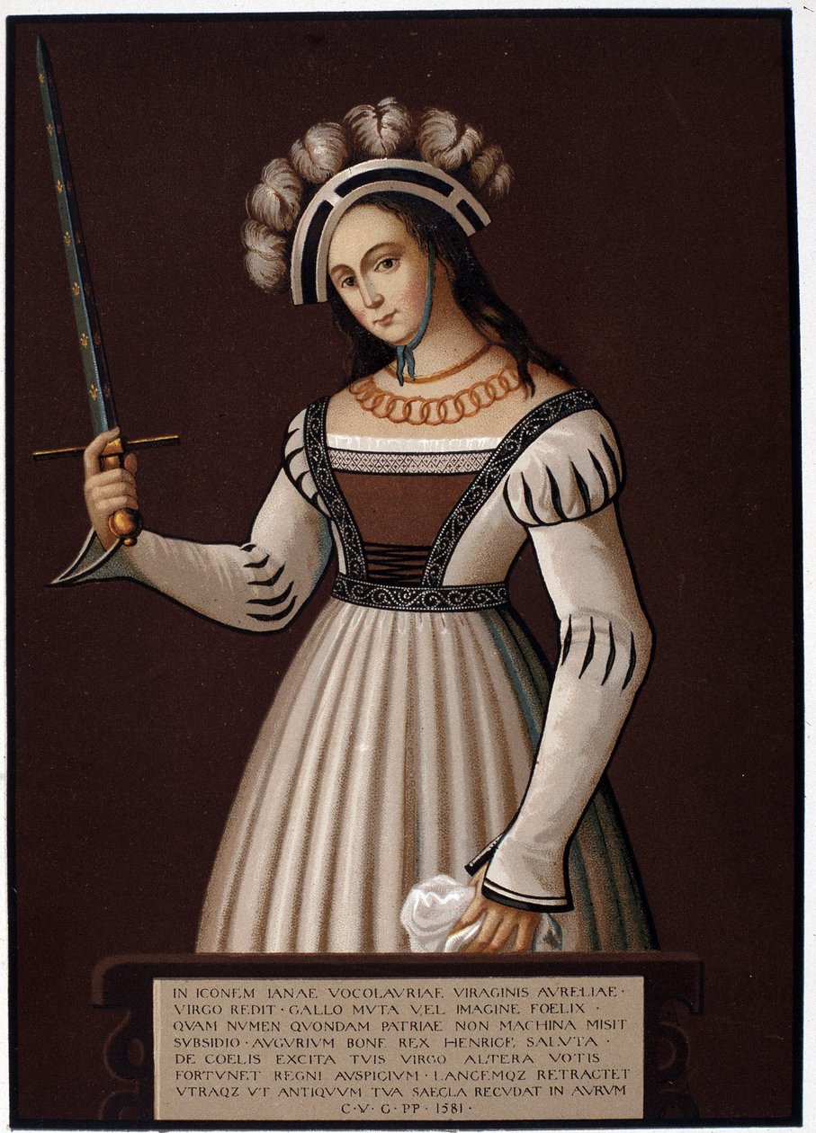 Jeanne la Maid miekalla - H. Wallonin teoksessa Jeanne d