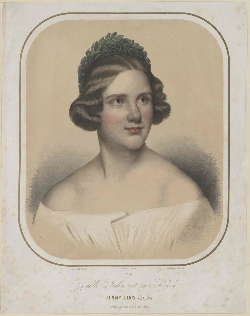 Jenny Lind (tulosta) tekijältä Unknown artist