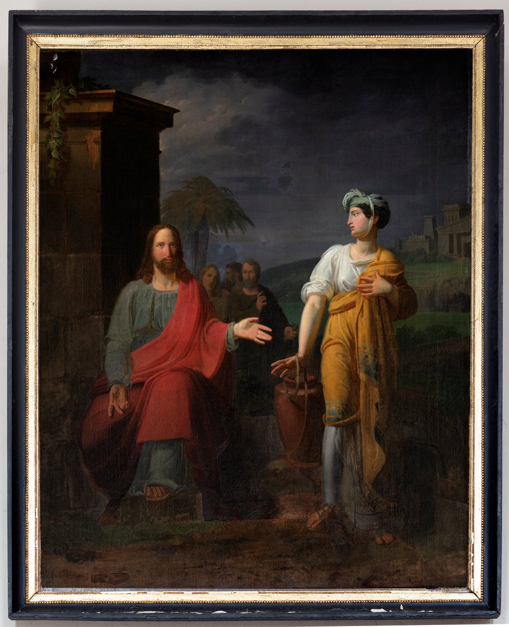 Jeesus ja samarialainen nainen tekijältä Unknown artist