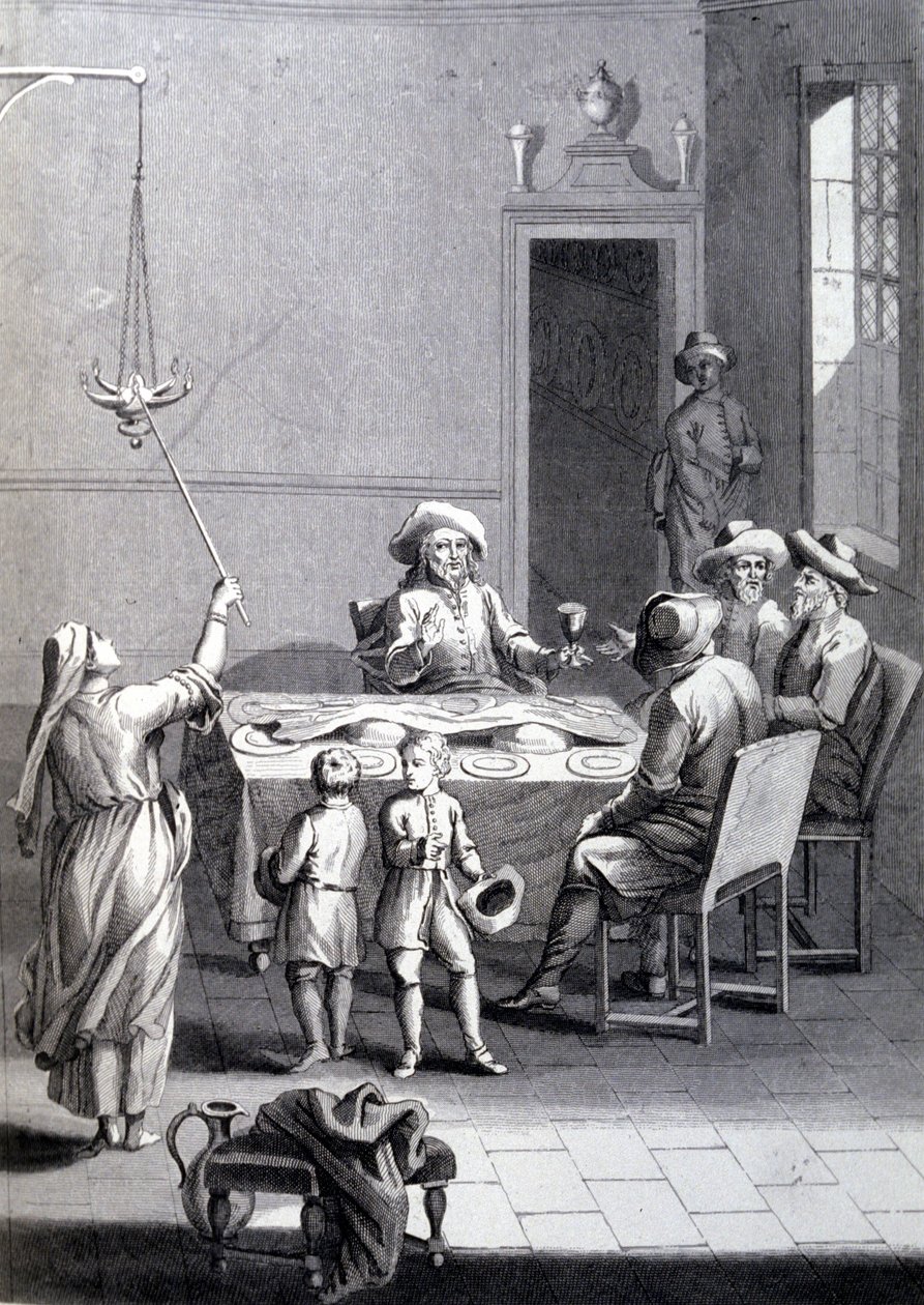 Juutalainen sapatti (sapatti, sapatti tai sapatti tai sapatti). tekijältä Unknown artist