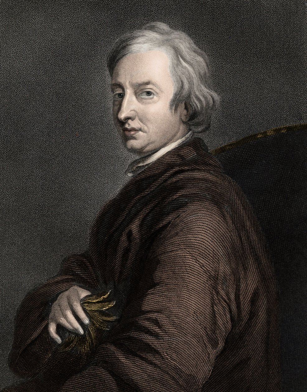 John Dryden 1631-1700 - kaiverrus - 1800-luku tekijältä Unknown artist