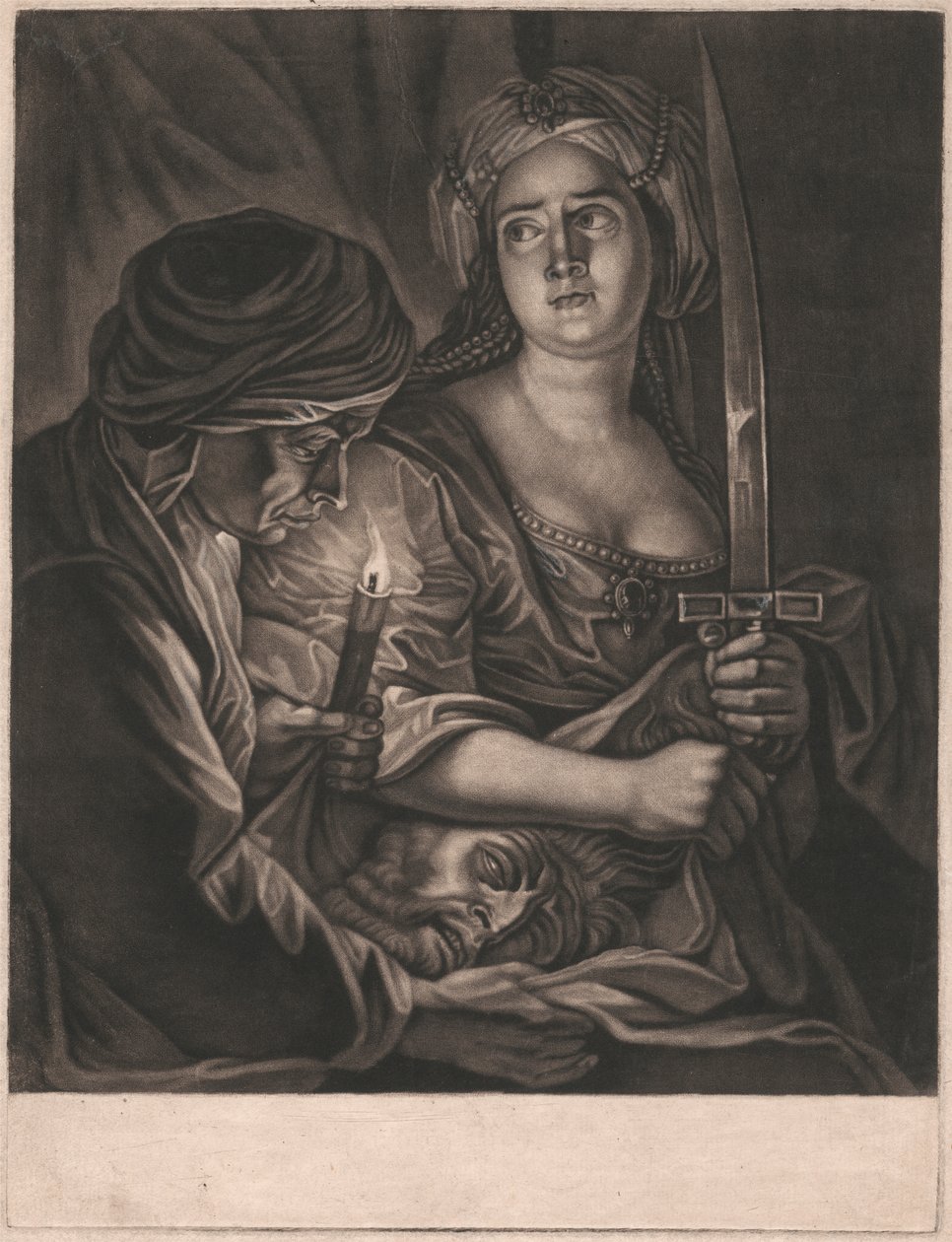 Judith Holofernesin pään kanssa tekijältä Unknown artist
