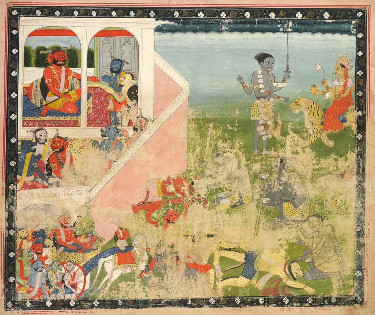 Kali ja Devi Attack: Devi Mahatmyan lehti tekijältä Unknown artist