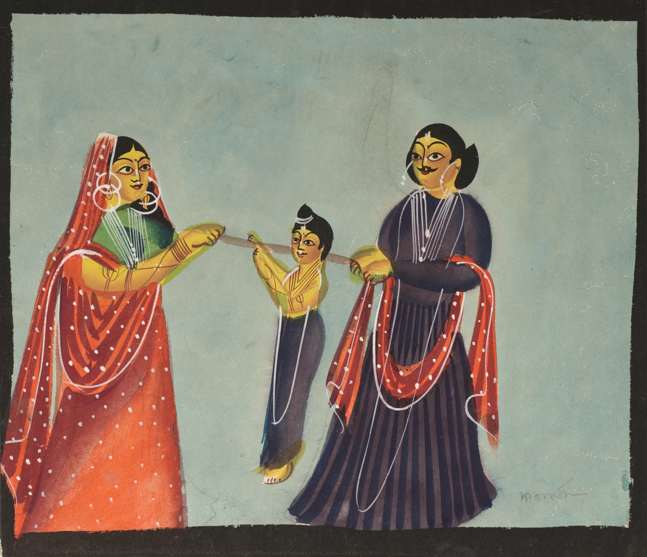 Kalighat-maalaus tekijältä Unknown artist