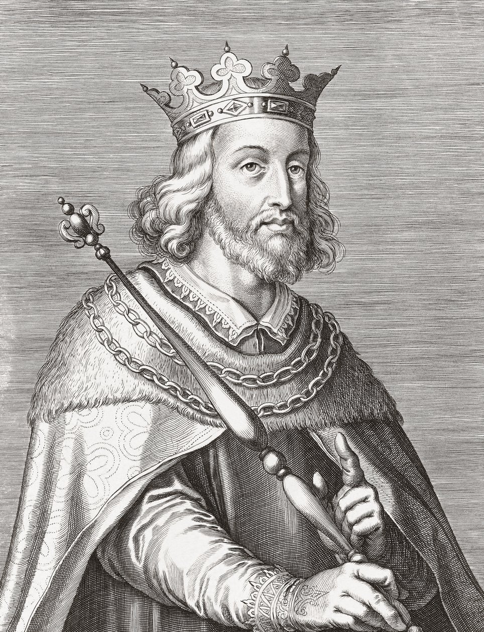 Portugalin kuningas Ferdinand I. Muotokuva. tekijältä Unknown artist